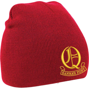 Q Battery Classic Red Beanie