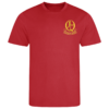 Q Battery Red Performance T-Shirt