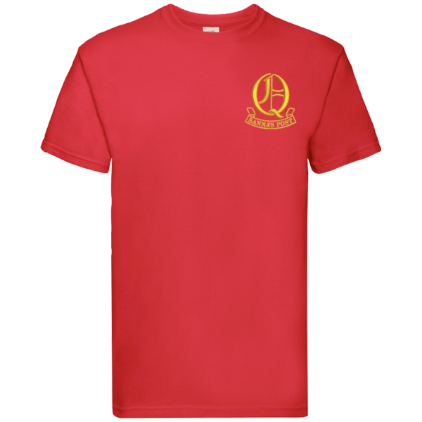 Q Battery Red Premium Cotton T-Shirt