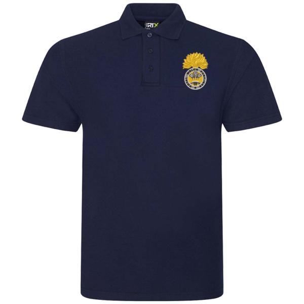 R Welch Fus Navy Polo Shirt