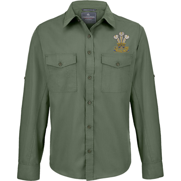 R Welsh Dark Cedar Green Outdoor Shirt