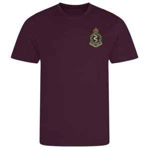 RAMC CR Burgundy Performance T-Shirt
