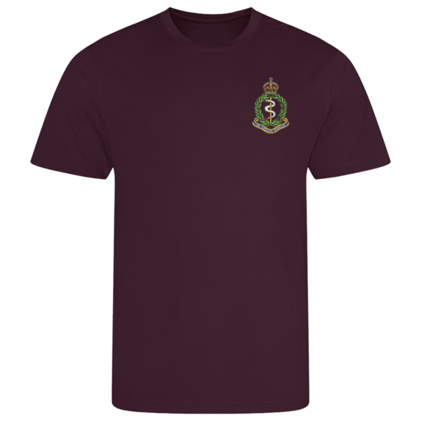 RAMC CR Burgundy Performance T-Shirt