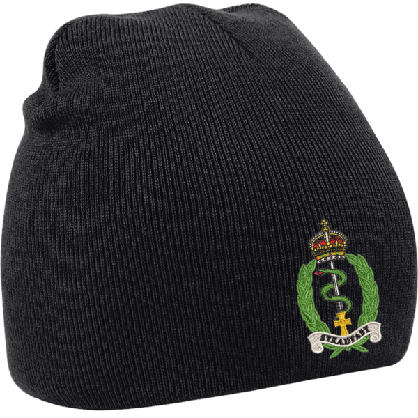RAMS CR Black Beanie