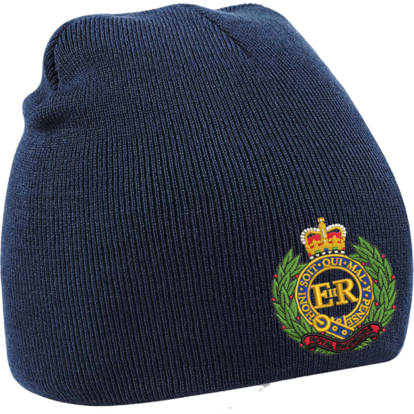 RE ER French Navy Beanie