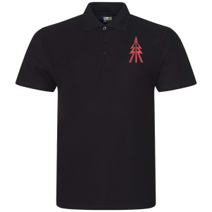 RECCE Black Polo Shirt