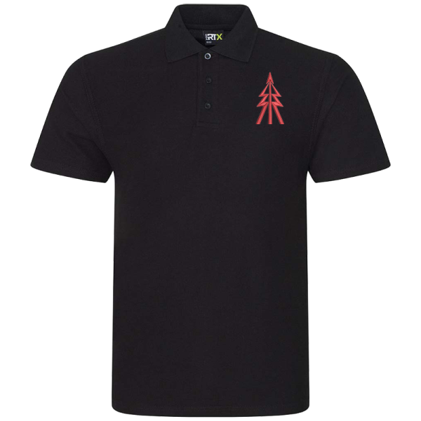 RECCE Black Polo Shirt