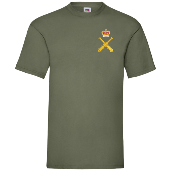 RSA Gunnery Staff ER Classic Olive Value T-Shirt