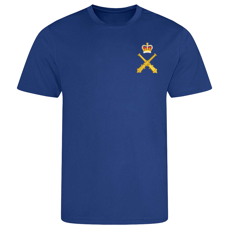RSA Gunnery Staff ER Royal Blue Performance T-Shirt