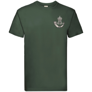 Rifles CR Bottle Green Premium Cotton T-Shirt