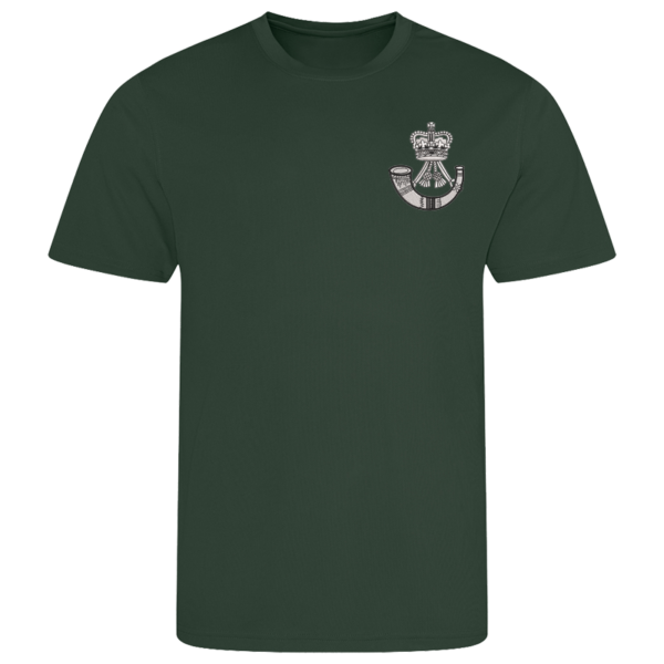 Rifles ER Bottle Green Performance T-Shirt
