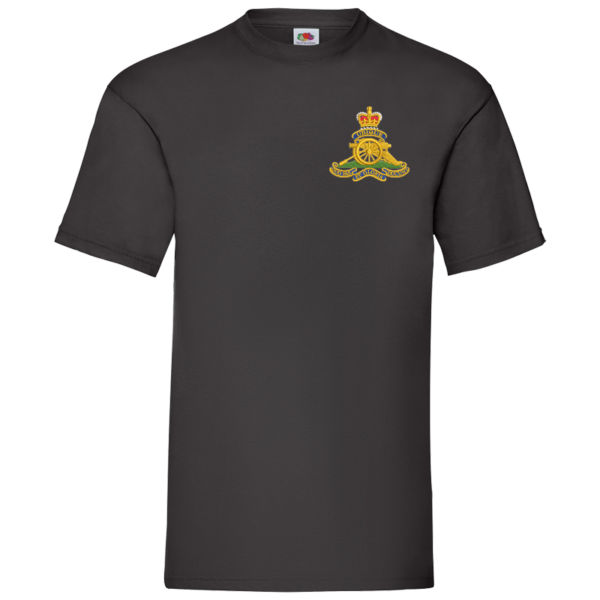 Royal Artillery ER Black Value T-Shirt
