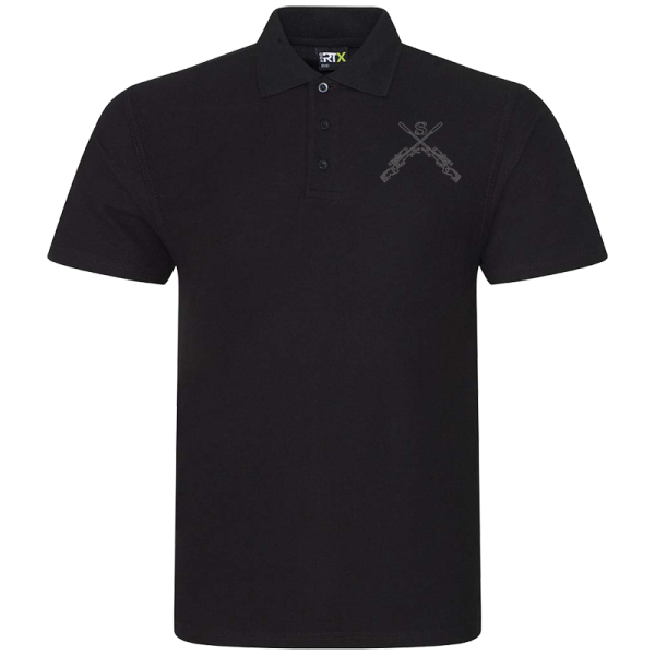 Snipper Black Polo Shirt