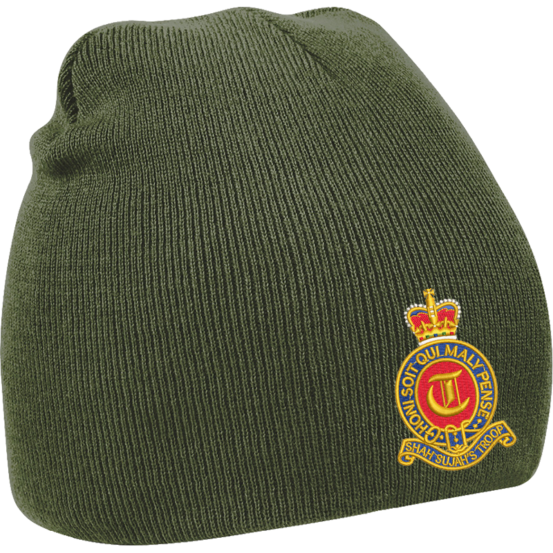 T Battery ER Olive Green Beanie