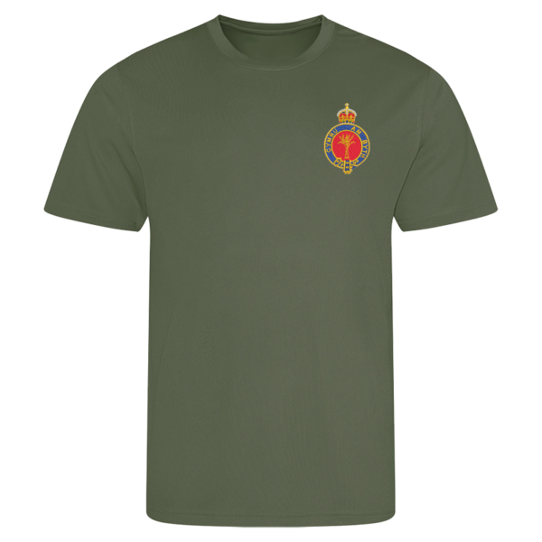 Welsh Guards CR Earthy Green Performance T-Shirt