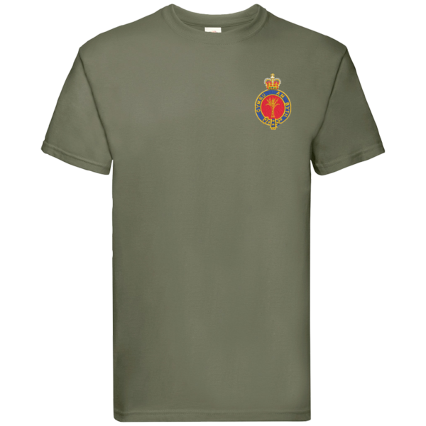Welsh Guards ER Classic Olive Premium Cotton T-Shirt