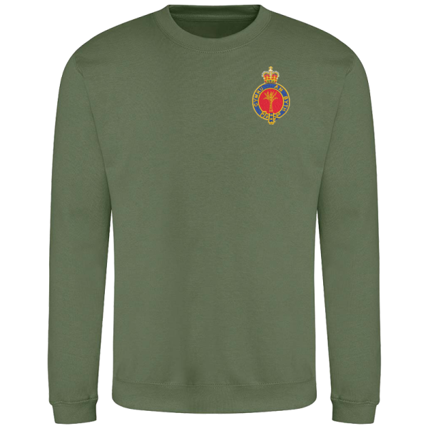 Welsh Guards ER Earthy Green Sweatshirt