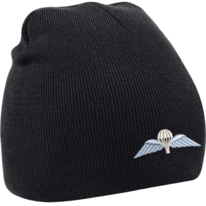 Wings Black Beanie