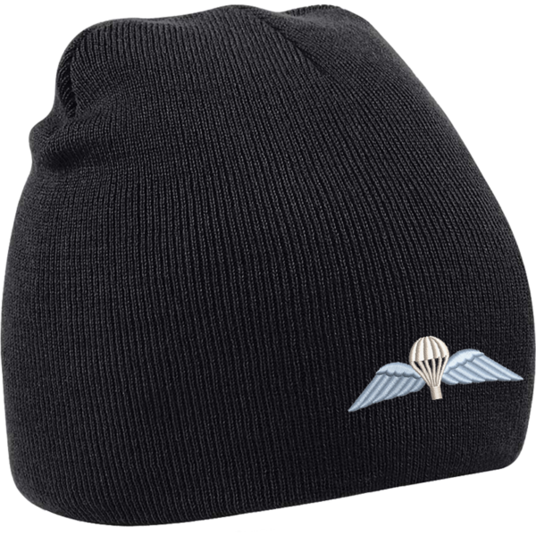Wings Black Beanie