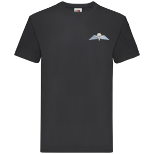 Wings Black Premium Cotton T-Shirt