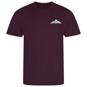 Wings Burgundy Performance T-Shirt
