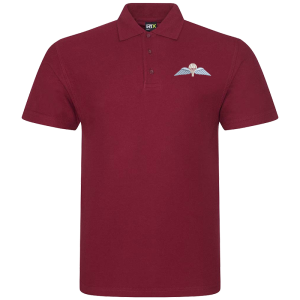 Wings Burgundy Polo Shirt