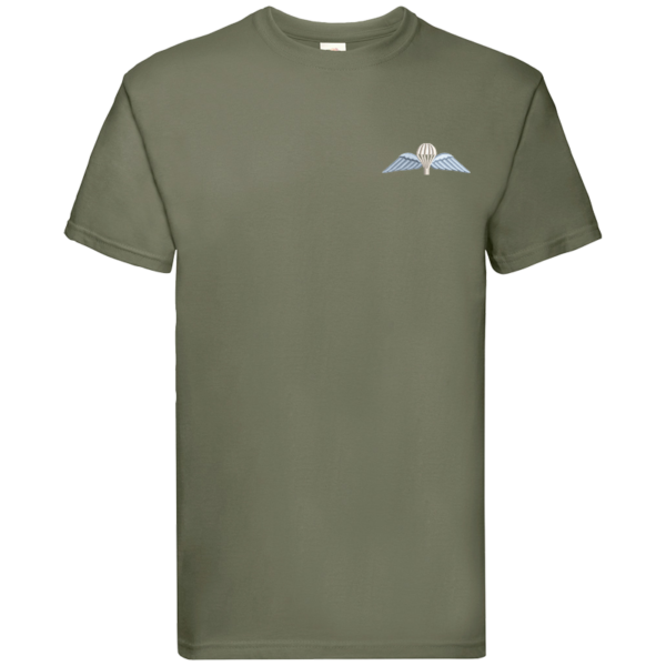 Wings Classic Olive Premium Cotton T-Shirt