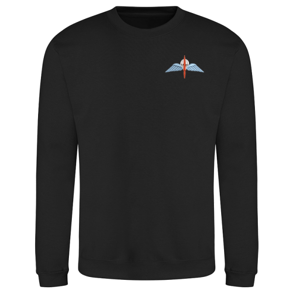 Wings & Dagger Black Sweatshirt