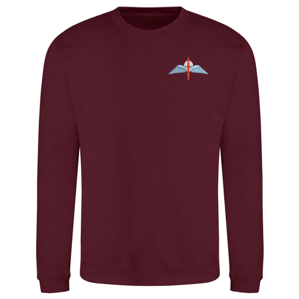 Wings & Dagger Burgundy Sweatshirt