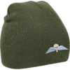 Wings Olive Green Beanie