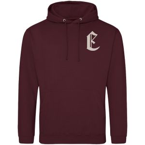 E Battery Burgandy Hoodie