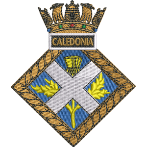 Hms Caledonia Embroidered Badge For Clothing Hms Caledonia Embroidered Badge For Clothing